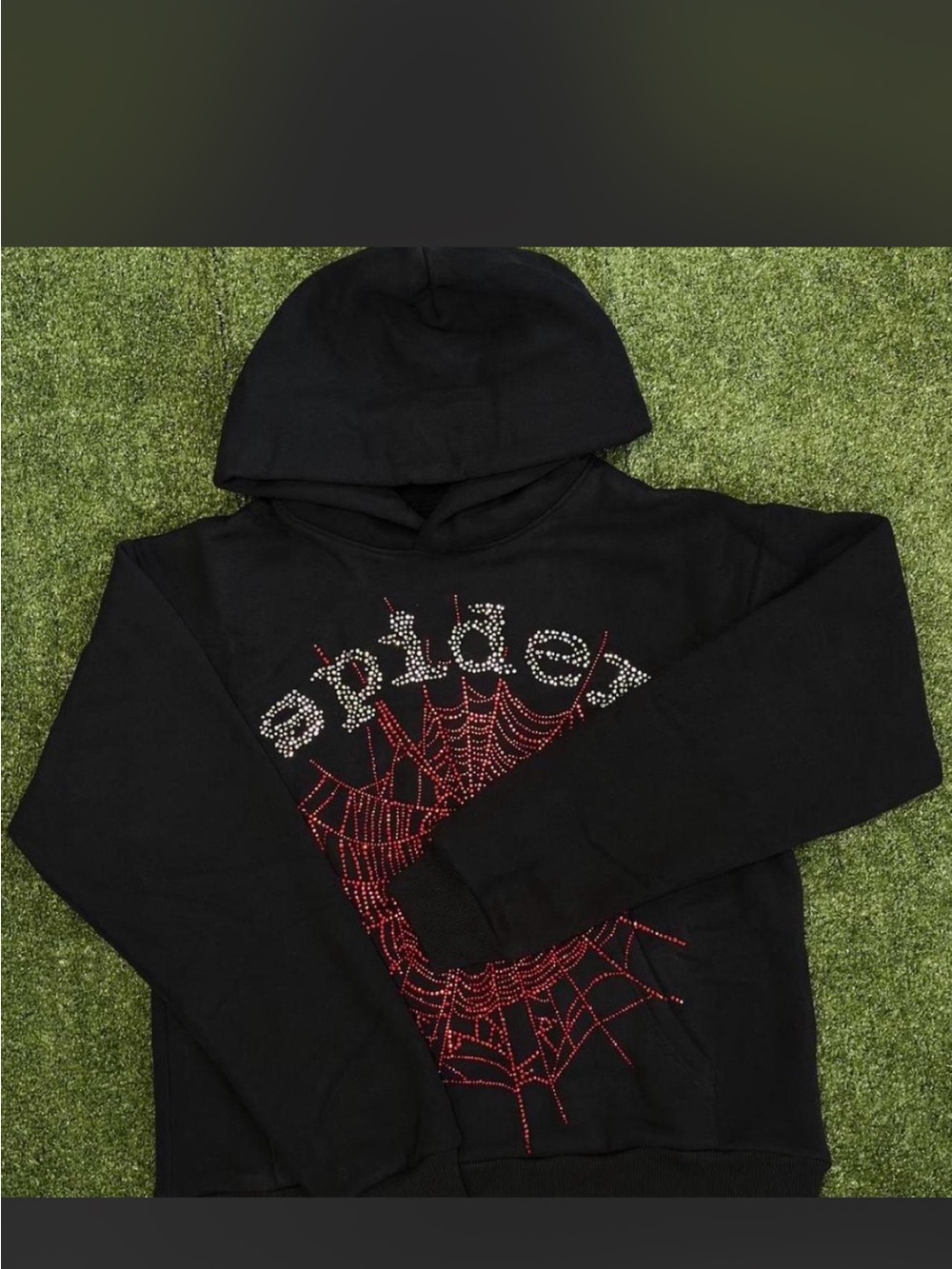 Brand new Rheinstone Sp5der hoodie